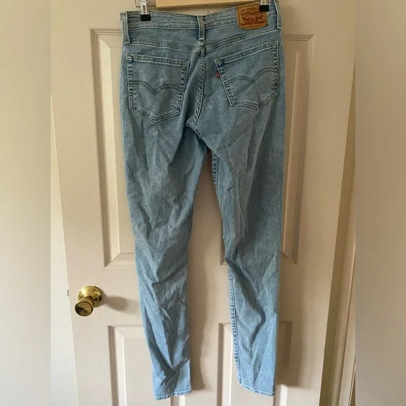 Levi’s 721 High Rise Skinny Medium Indigo Stonewash - Picture 7 of 8
